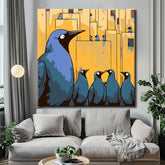 Paint by numbers raven paintings